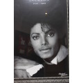 Framed poster of Michael Jackson