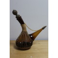African artistic glass decanter