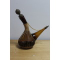 African artistic glass decanter