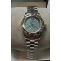Tag Heuer lady`s Aquaracer Blue Mother of Pearl face - Authenticated
