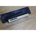 vintage rolling ruler in pouch