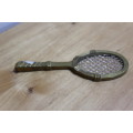 Decorative Brace Tennis Racquet
