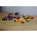 Assorted toy cars