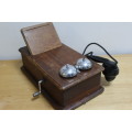 Vintage Wooden Wall Phone