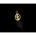 9ct (0.8gram) Yellow Gold Star Sign (Sagittarius) Pendant