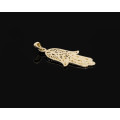 14ct ( 1,7gram) yellow gold Chamsa Pendant,