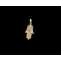 14ct ( 1,7gram) yellow gold Chamsa Pendant,