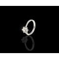 3.5 grams 18 carat White Gold, Diamond Engagement Ring