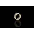 10.8 grams 18 carat White Gold Unisex Bulgari Design Ring