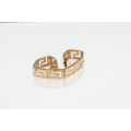 15.6 grams 14 carat Rose Gold Versace Link Bracelet  Length  16cm
