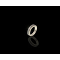 6.2 grams 18 carat White Gold Half Eternity Ring