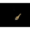 1.4 grams 9 carat Yellow Gold Cubic Zirconia Pendant