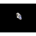 1.5 grams 18 carat White Gold Tanzanite and Diamond Pendant
