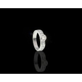 5.3 grams 18 carat White Gold Diamond Engagement Ring