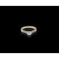3.5 grams 18ct White Gold Browns Diamond Engagement Ring