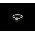 grams 18 carat White Gold Diamond Solitaire Ring