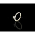 2.5 grams 18 carat White Gold Diamond Solitaire Ring