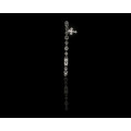 13.5 grams 18 carat Black Gold Diamond Rosary Bracelet