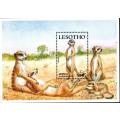 Lesotho - 1988 Small Mammals Set & MS MNH SG 824-828