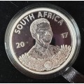 2017 SILVER R1 PROOF  Mandela - Life of a Legend with Certificate of Authenticity