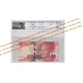Graded 2012 50 Rand Gill Marcus 2nd Issue (AA92)  SANGS 68 Superb Gem Uncirculated