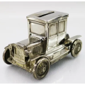 Detailed Silver-plated Model T Ford Savings Bank