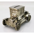 Detailed Silver-plated Model T Ford Savings Bank