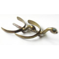 British Cavalry Brass Swan Neck Spurs