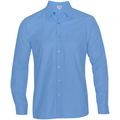 (Medium) Mens Long Sleeve Catalyst Shirt  Sky Blue