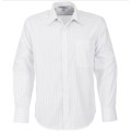 Size 2 XL Mens High Quality Striped Shirt - White with Black Size 2XL only