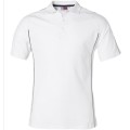 Size 4XL Mens Sporty Golf Shirt - WHITE (XXXXL)