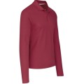 Size 4XL Mens High quality Legacy Long Sleeve Golf Shirt - Maroon (XXXXL)