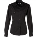 Size 2XL Ladies Stunning Safari Shirt - BLACK (XXL) 2XL ONLY
