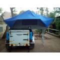 JURGENS XT75 WITH ROOFTOP TENT /NO ELECTRICITY NEEDED, EXCELLENT COND!!! ,JUST HOOK & GO CAMPING!!!