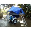 JURGENS XT75 WITH ROOFTOP TENT /NO ELECTRICITY NEEDED, EXCELLENT COND!!! ,JUST HOOK & GO CAMPING!!!