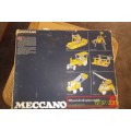 Meccano Set 5 Blue/Yellow 1970's.Manuals 1- 2-3-4-5, Huge Kit 395 Parts