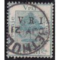 OFS - 1900 SG122 5/- GREEN WITH MISSING TOP TO `s` IN O/P VALUE (UNLISTED) - FINE USED