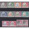 Basutoland 1961-63 SACC69-79a COMPLETE SET OF 11 WITH ADDED R1 (SG79a) UNMOUNTED MINT CV R4616