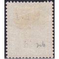 OFS - 1900 SACC59g ½d ON ½d ORANGE WITH RAISED and LEVEL STOPS MIXED AND SMALL 1/2