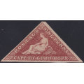 Cape of Good Hope 1864 1d BROWNISH RED -  VLMM - SUPERB - CV R30000