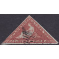 Cape of Good Hope : 1853 SG3a 1d (Deep)Brown Red , slightly blued paper VERY FINE USED CV R13000