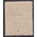B.S.A.C / Rhodesia 1923 (London Issue) SACC312 2d Black & Slate Purple P15 DIE III - MM - CV R850