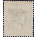 TRANSVAAL 1903 SACC264 : £1 GREEN and VIOLET(WM SINGLE CROWN CA) MM CV R10000