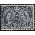 CANADA 1897 JUBILEE ISSUE SG132 15c SLATE MM 2017 CV £140
