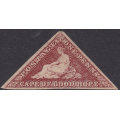 CAPE OF GOOD HOPE 1864 SACC14b - 1d BROWNISH-RED - UNUSED - CV R30000
