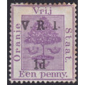 OFS - 1900 SACC70(var) 1d ON 1d PURPLE(THICK V) WITH MISSING TOP TO  `I`  -SPACEFILLER