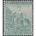 CAPE OF GOOD HOPE 1889 SACC61 1/- BLUISH GREEN MM(HH) CV R2500