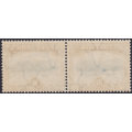 Union of SA - 1927 SACC39 10/- BRIGHT BLUE and BROWN -  LMM -  CV R5500