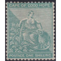 CAPE OF GOOD HOPE 1889 SACC48a 1/- BLUE-GREEN MM CV R3500