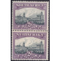 SA UNION 1931 SACC44(var) 2d SLATE GREY and VIOLET WITH PAPER JOIN - UM - SCARCE -CV R5000